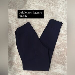 Navy blue lululemon joggers